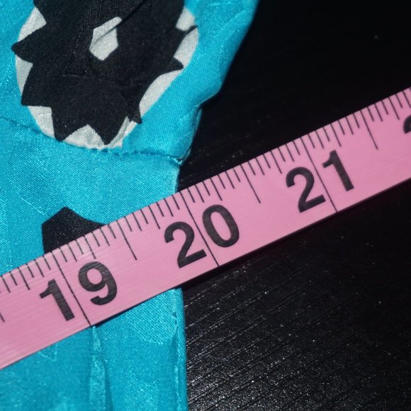 Vintage 80s Silk Floral Polka Dot Dress 8 - Picture 10 of 13